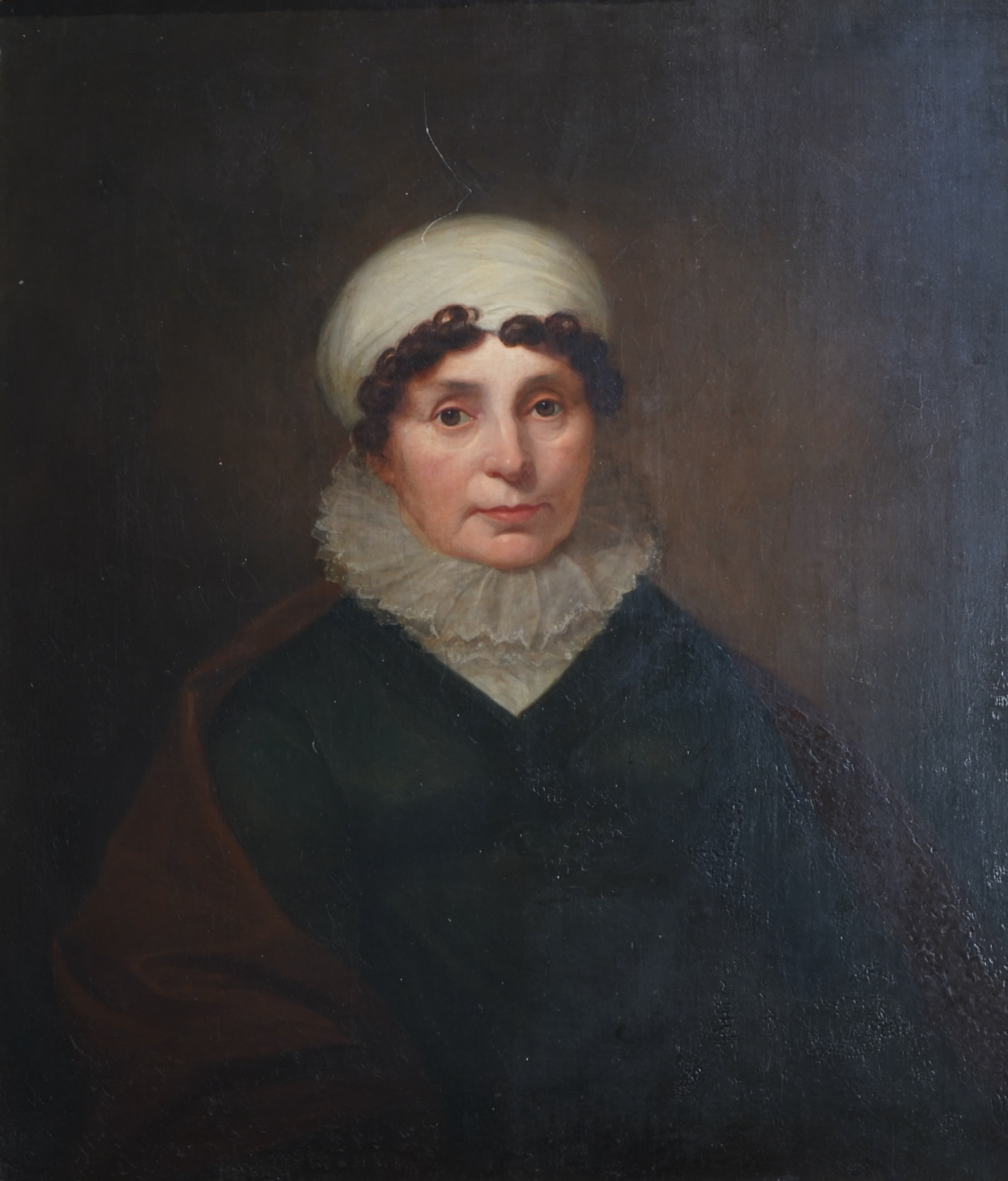 English School, 19th century, A pair of Bickersteth family portraits, probably a husband and wife